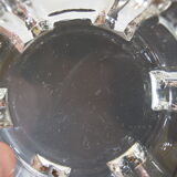 Crystal glass ashtray