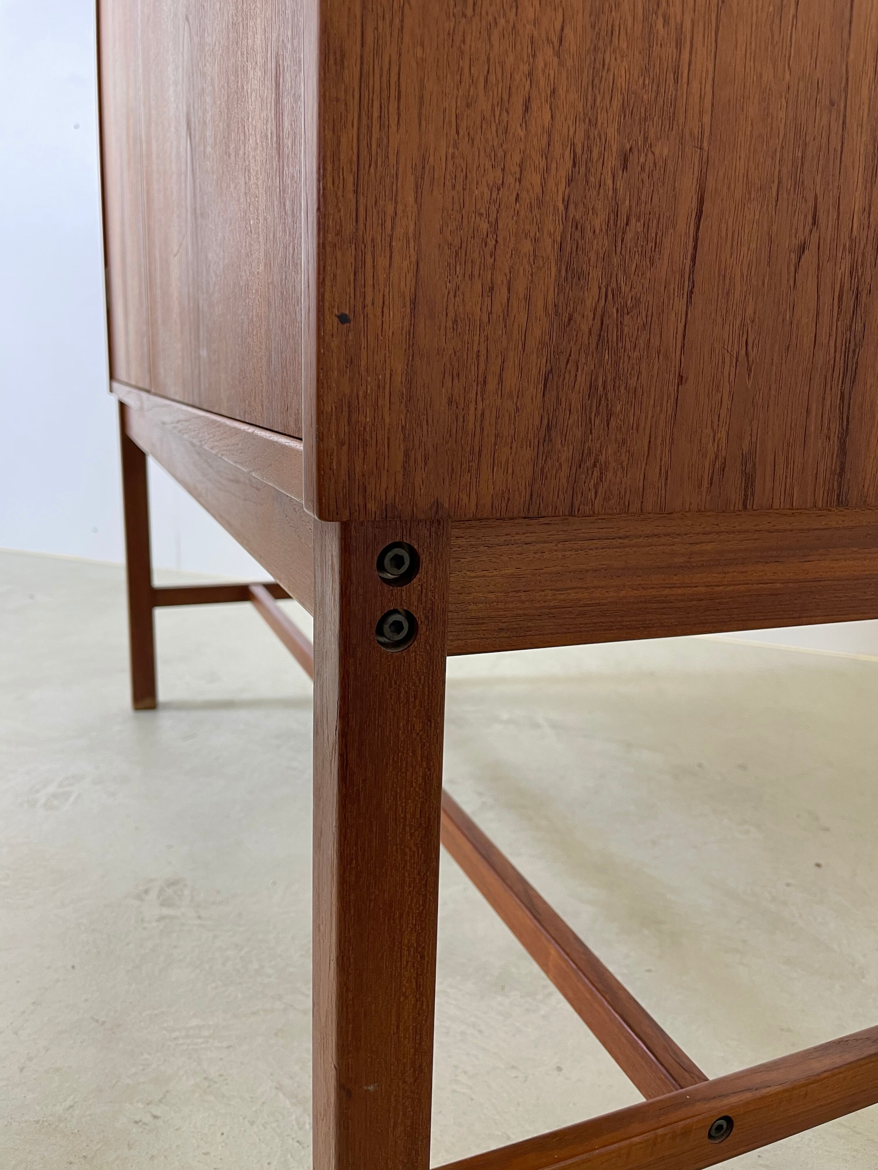 Danish midcentury teak bar cabinet credenza 1960s