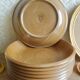 Ensemble de 8 assiettes creuses grès de brenne France vintage