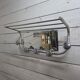 1960s aluminum coat rack