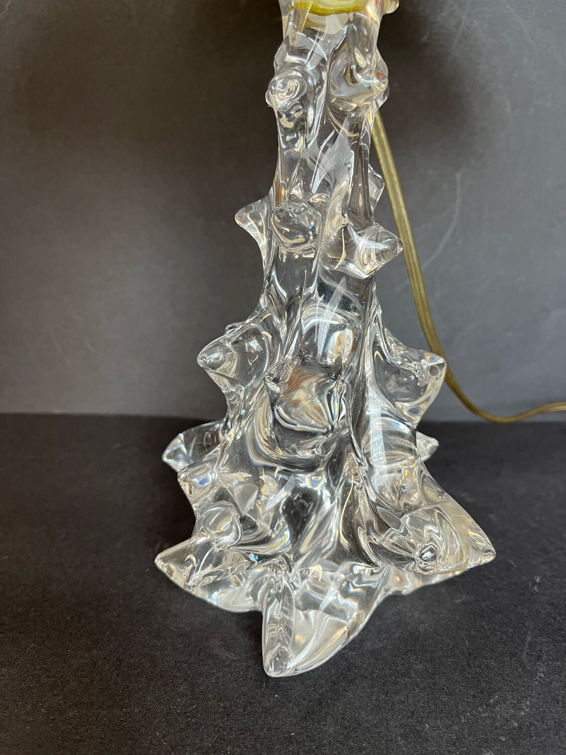 Crystal bedside lamp