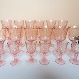 18 rosaline pink foot glasses