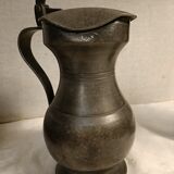 Old pewter pitcher