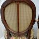 Pair of Louis XVI-style convertible armchairs