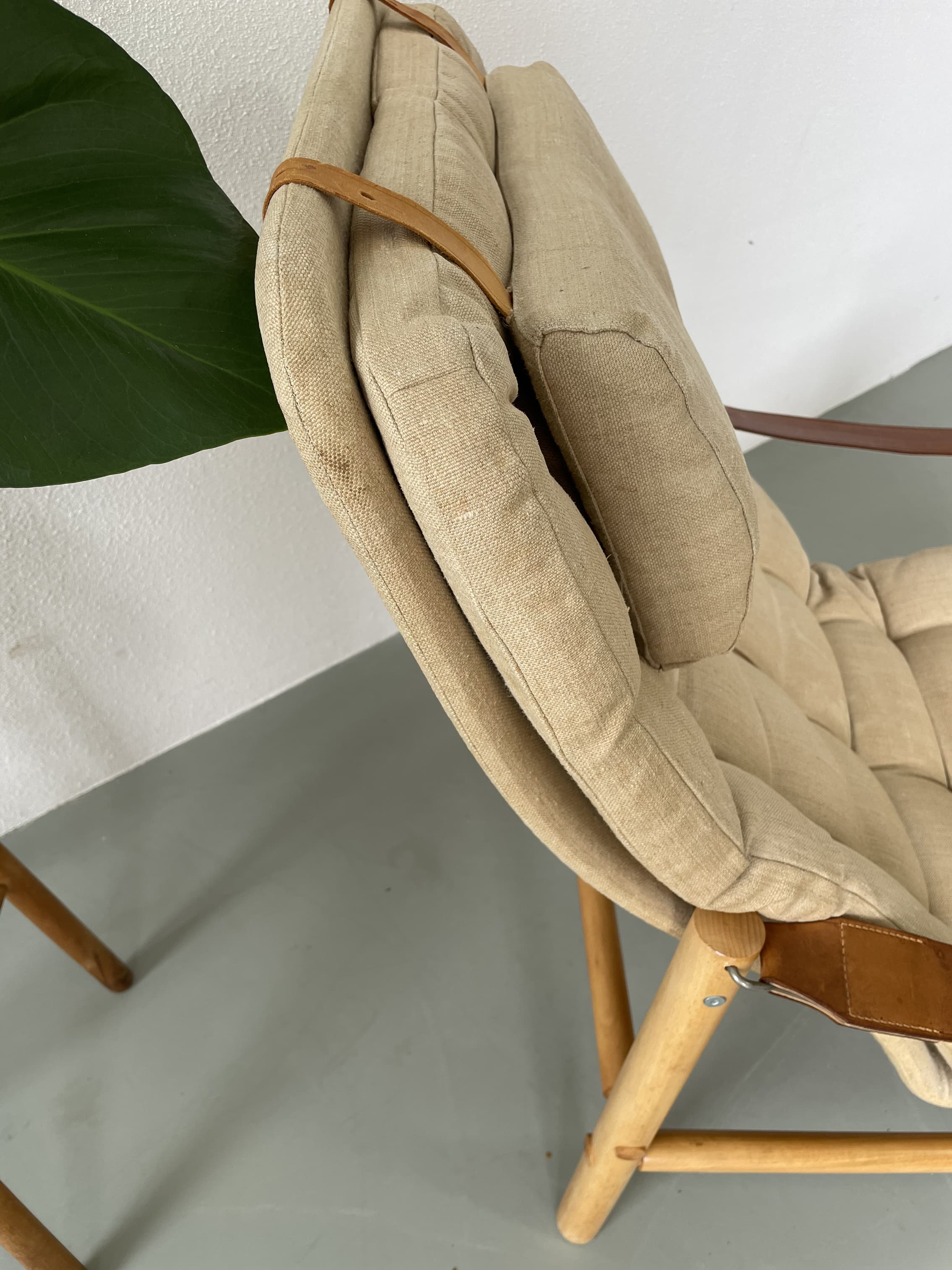 Safari chair & ottoman by Bror Boije for Dux