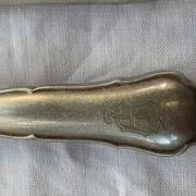 7 silver metal knives vdw Schwerte including an antique RJ monogram