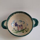Vintage bowl with donkey motif La Fleet in Ré