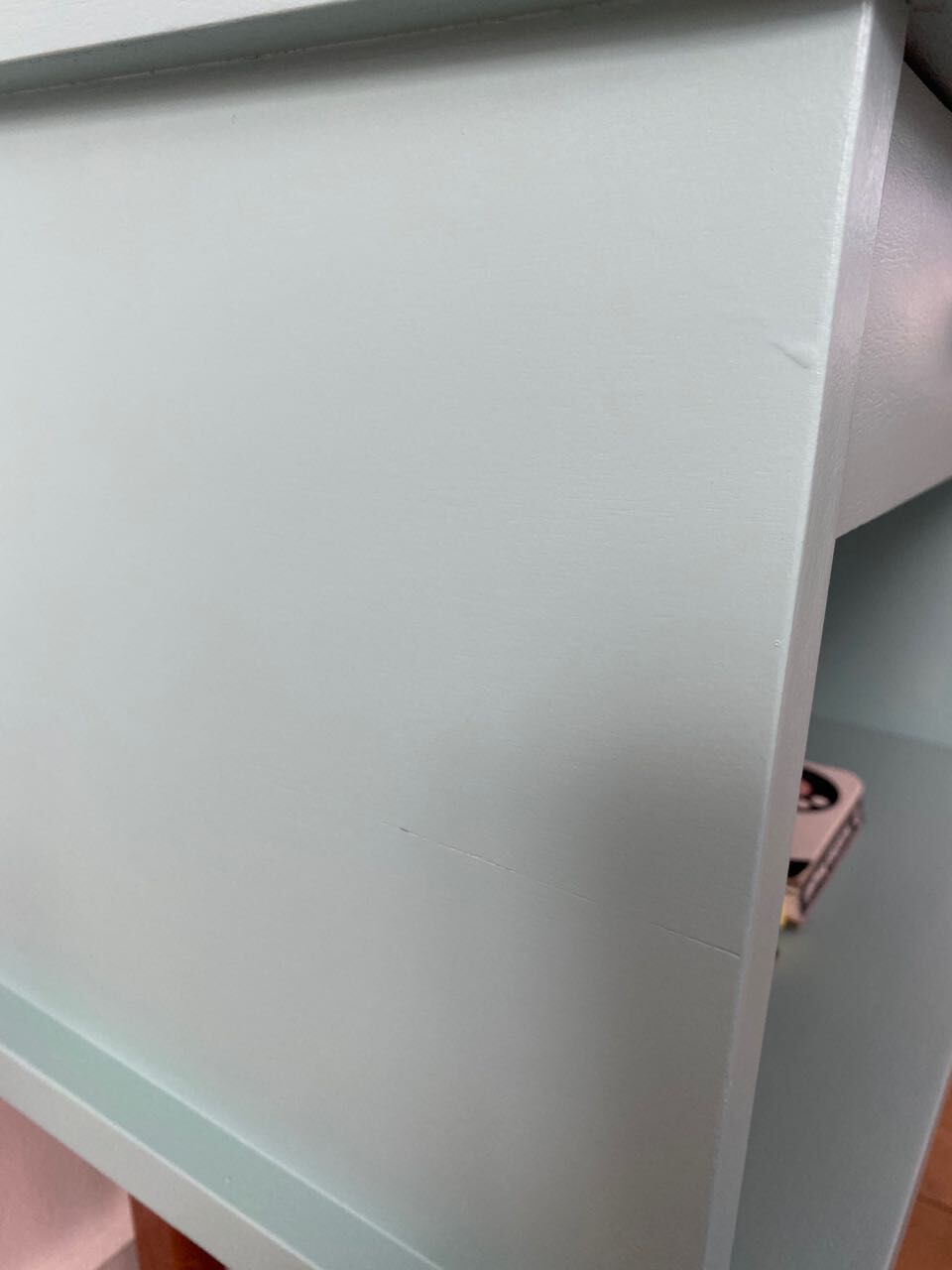 Retro green bedside table