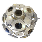Contemporary Venied-White “Alabastro" Glass Sputnik Chandelier