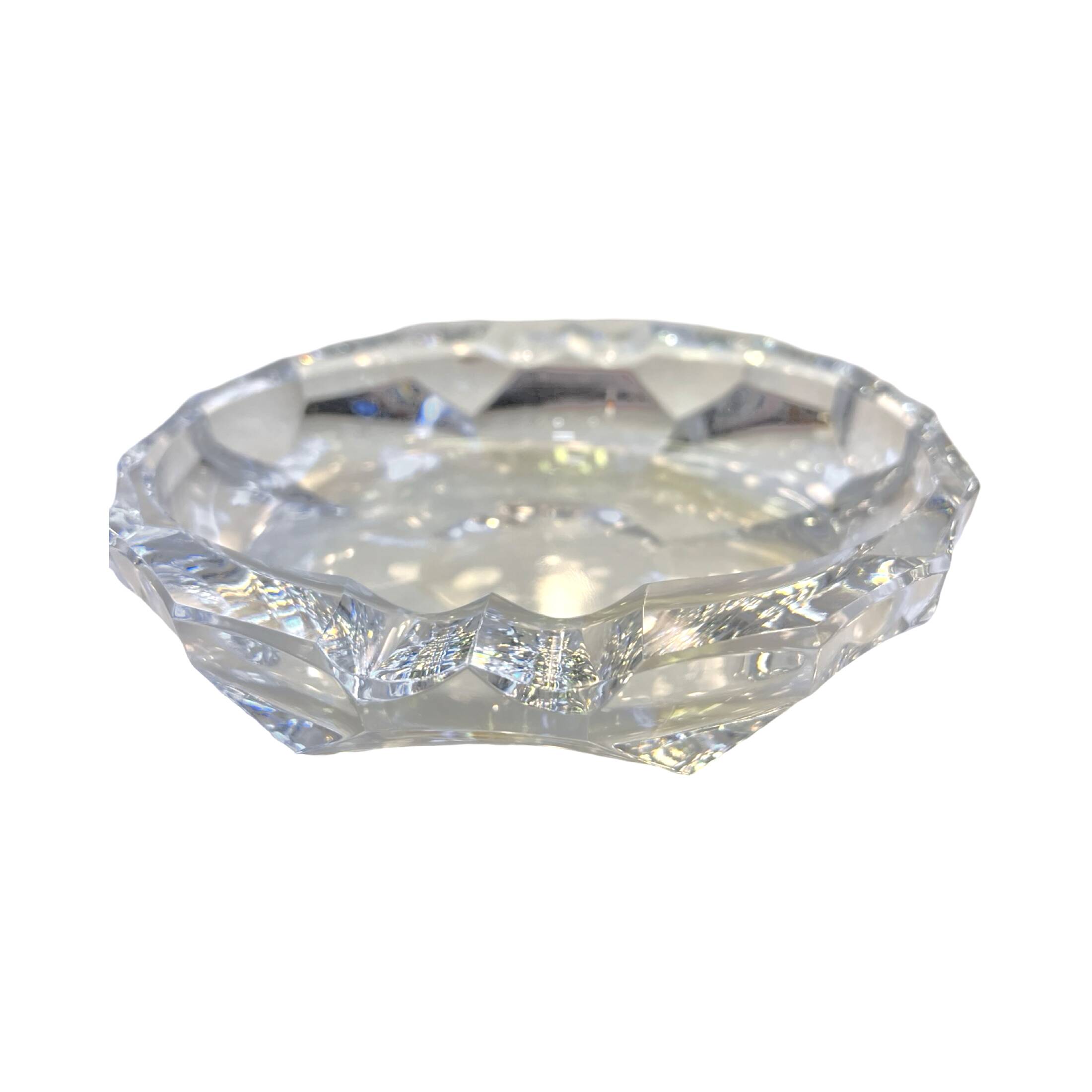Jablonecke Sklarny crystal ashtray in Desna, Czechoslovakia, 1970s.
