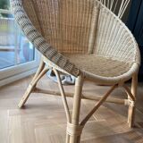 Rattan armchair