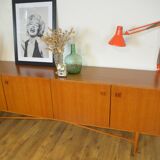 Scandinavian vintage teak row