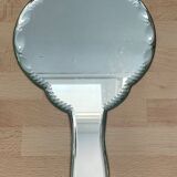 Beveled hand mirror