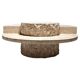 Mactan stone coffee table by Magnussen Ponte, 1980s