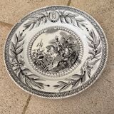 Creil & Montereau plate, 19th century