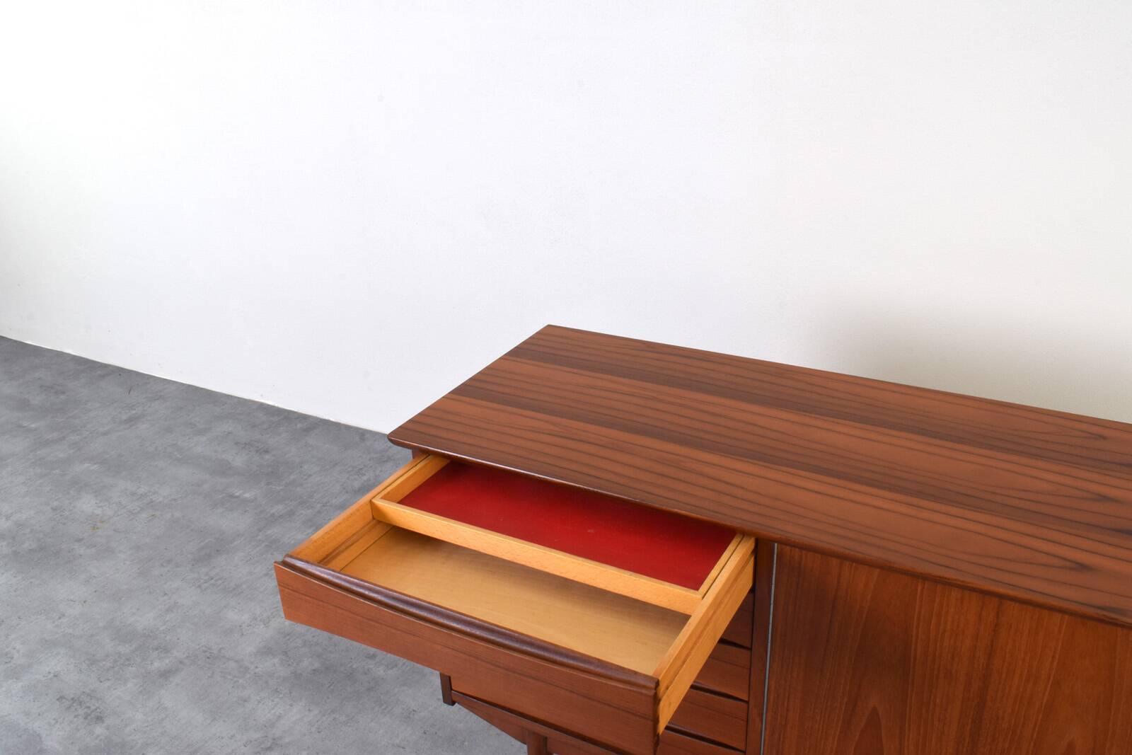 Teak enfilade from the mid-century by Frederik Kayser, 1960s.
