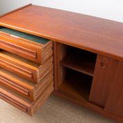 Enfilade Danoise en Teck 200 cm, modèle 31b, par Johannes Andersen 1960.