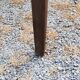 Oak farmhouse table nineteenth century feet spindles 2 drawers 199cm
