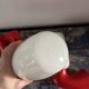 Pair of red and white seventies wall lights