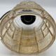 Suspension / portable lamp in smoked glass, 1970s
