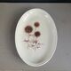 Ceramic serving dish with thistle pattern Sarreguemines