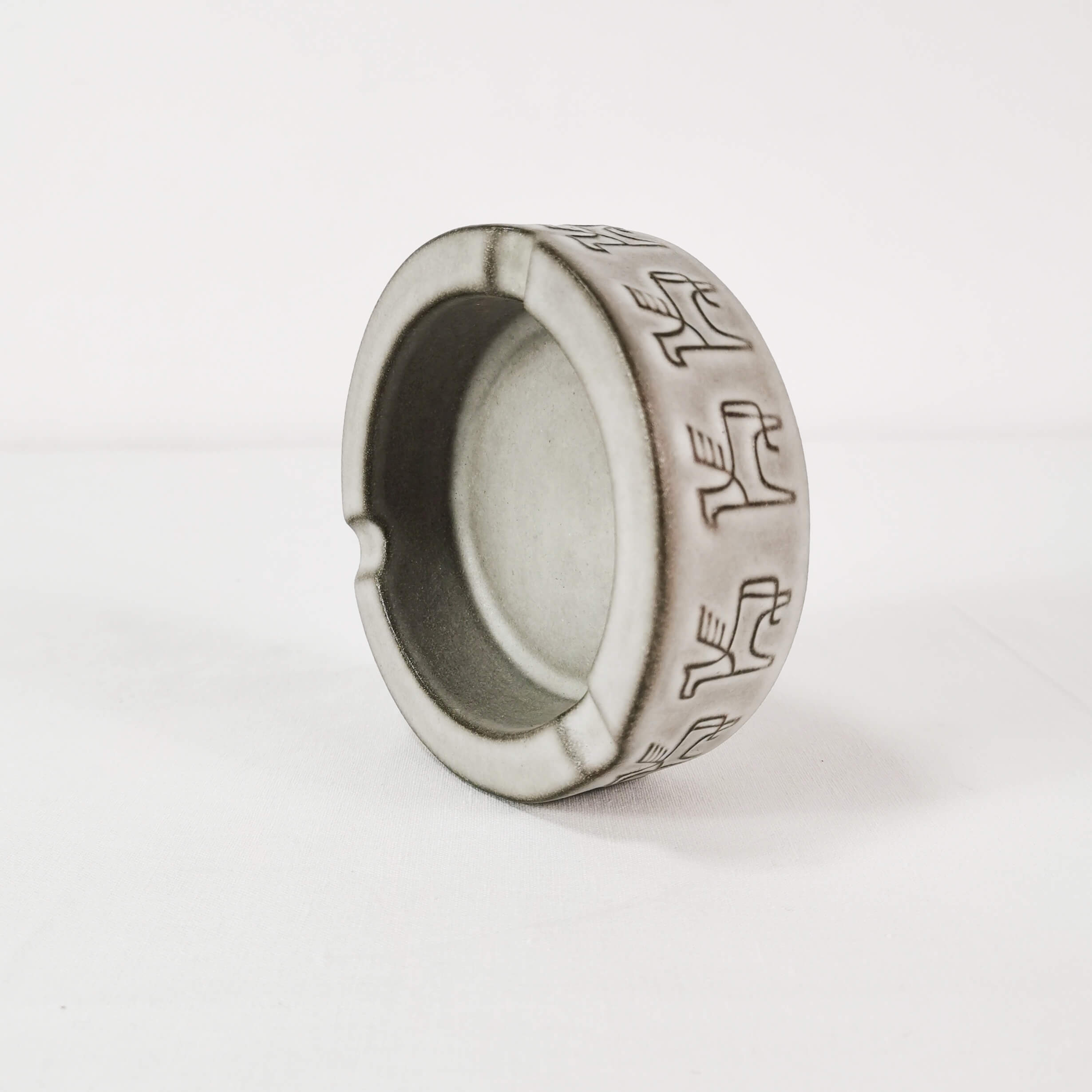 Ceramic ashtray, Karlsruher, 1970s