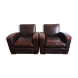 Set of two Club armchairs