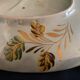 Tray, signed Bequet Quaregnon, Belgium, gilded with fine gold, numbered 14