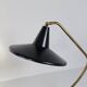 Brass table lamp on a tripod in modern Swedish style, Sweden, 1950.