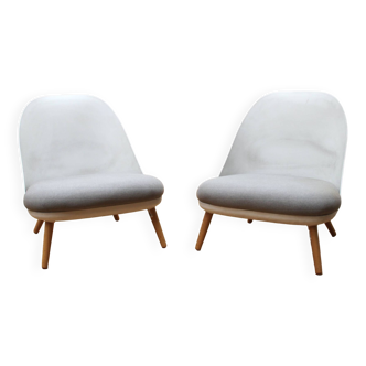 Pair of Cocoon visitor armchairs, Inkstore