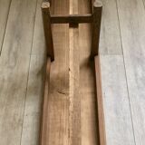 Old solid oak bench