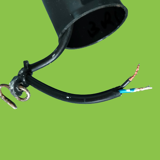 Large vintage opaline chandelier ~ 1970s