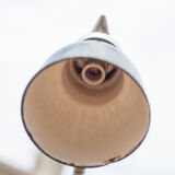 Industrial wood furniture, furniture with integrated lamp, trade furniture, industrial, compass feet