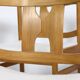 Set of four pine chairs from the 1960s.