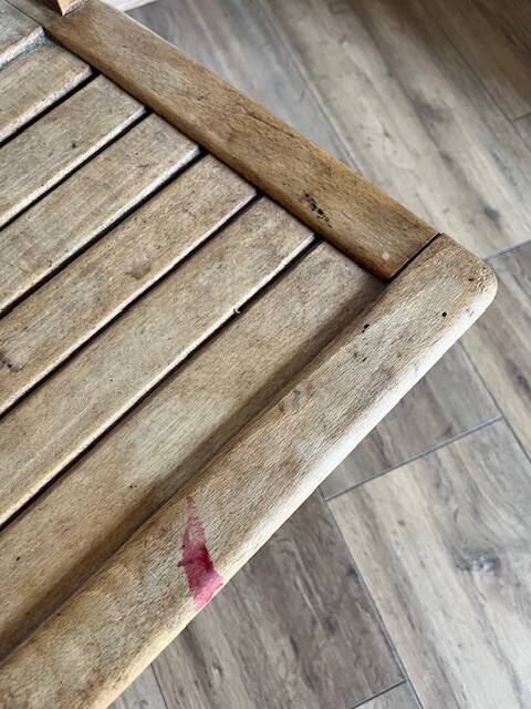 Chaise enfant bois
