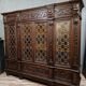 Renaissance-style walnut library, circa 1850