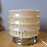 Art Deco lamp in Clichy glass