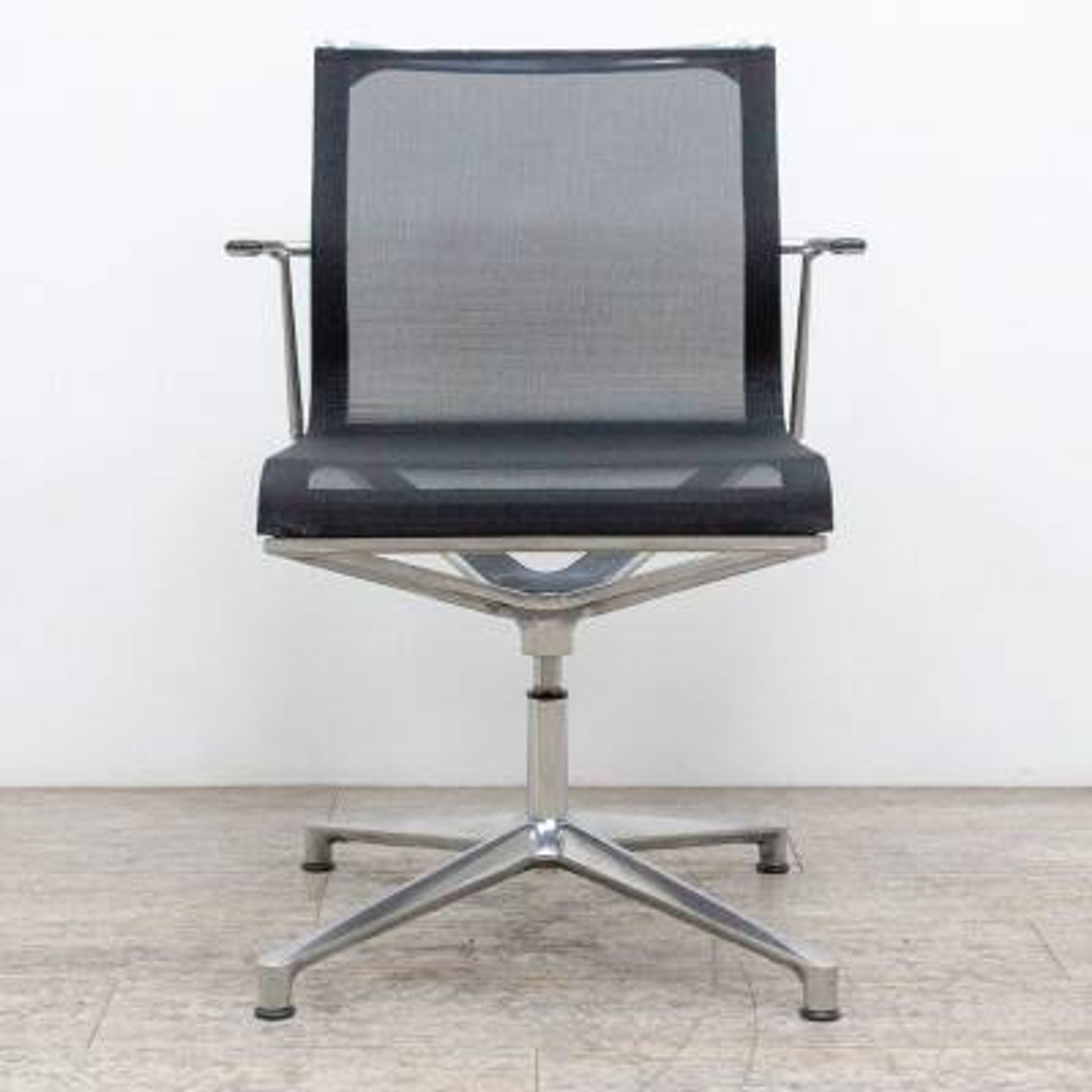Chaise de bureau reconditionnée ICF Stick Chair ATK 252 noir