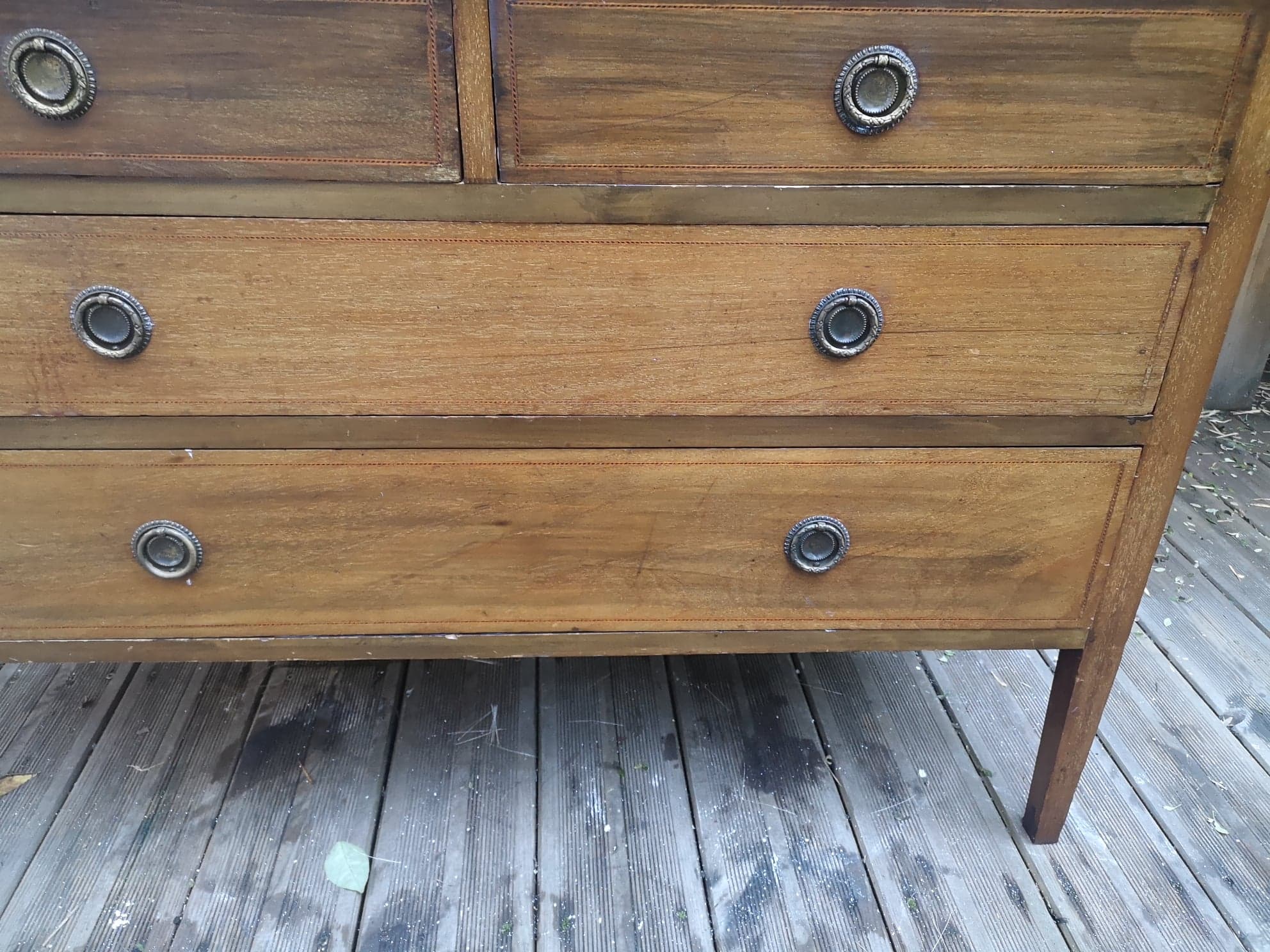 Chest of drawers blond mahogany- around 1930