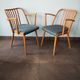 Pair of Scandinavian style armchairs, Antonin Suman, for TON, Czech Meal, 70s