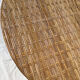 Vintage rattan coffee table diameter 70cm