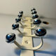 Space Age Metal Coat Rack 10 Balls Vintage 70s France