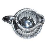 Petit pichet broc en cristal taillé vintage 8 cm - pot à lait crème