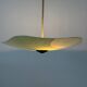 Art Deco pentagonal green glass ceiling light, 1940s, Germany