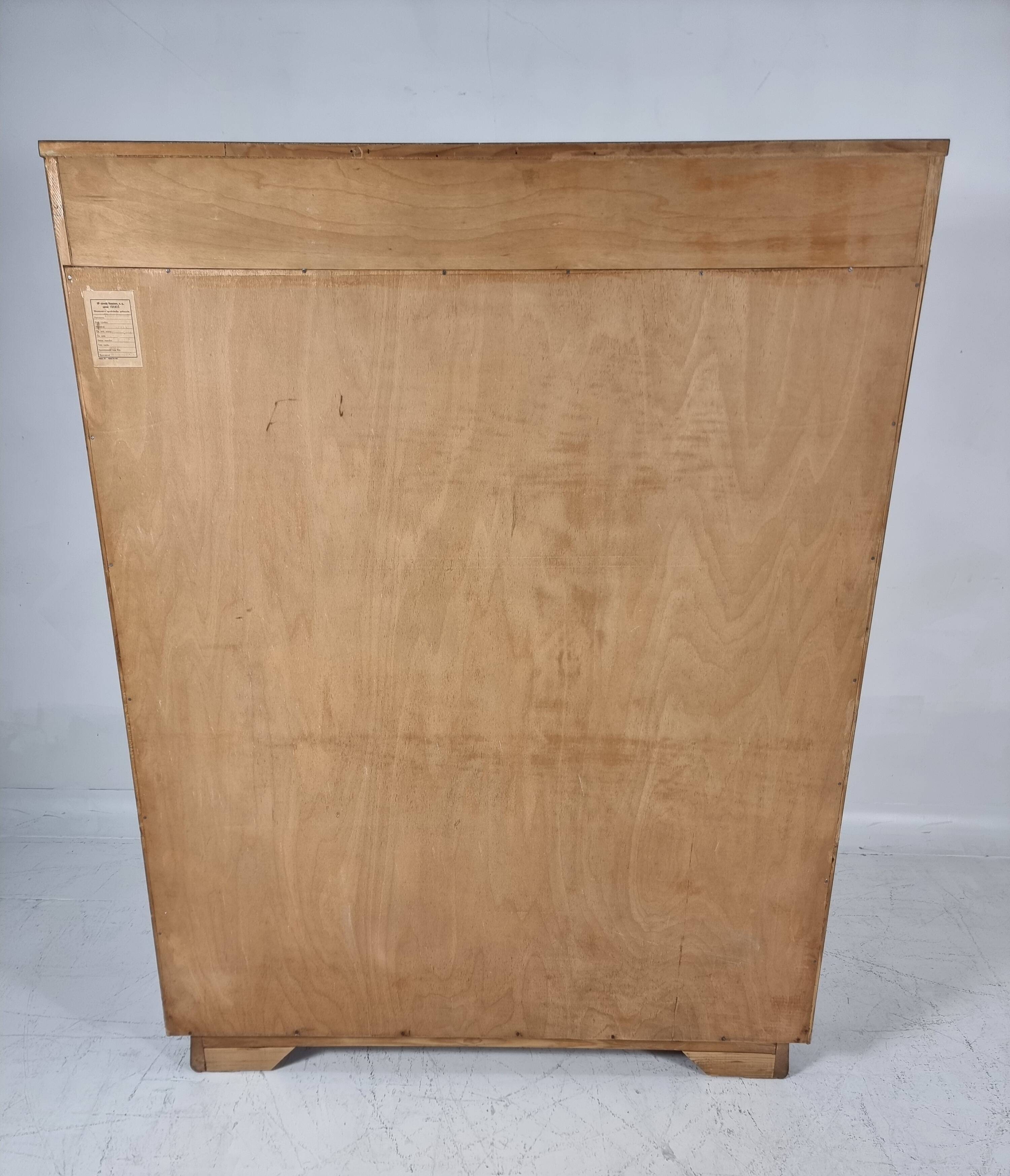 Wardrobe in Walnut by Jindřich Halabala for Up Zavody, 1950s