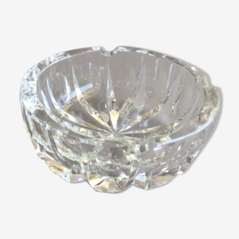 crystal ashtray signed saint-louis