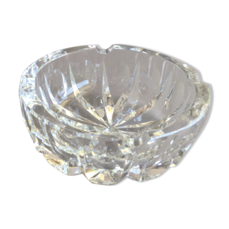 crystal ashtray signed saint-louis