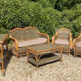 Rattan and Wicker Barn Lounge