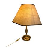 Vintage 1950s brass lamp