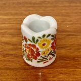 Set of ten designer ceramic candleholders 1950.